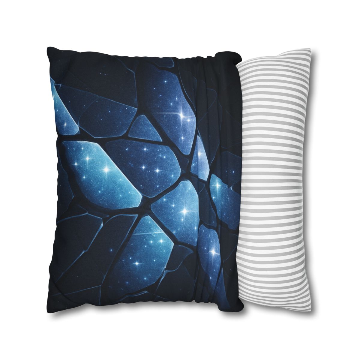 Starlit Fracture Mosaic personalized pillow covers