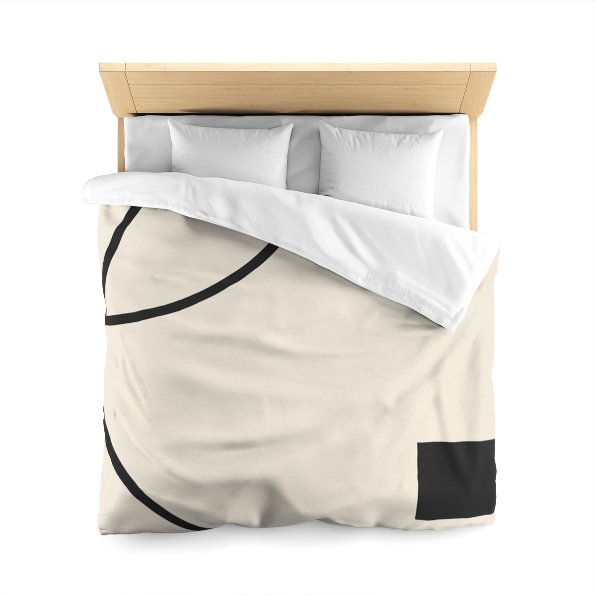 Corner Arc Pause personalized bedding duvets
