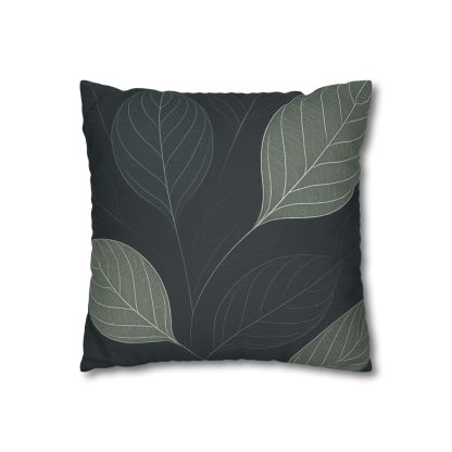 Leaf Vein Circuit Filigree soft cotton pillow cases