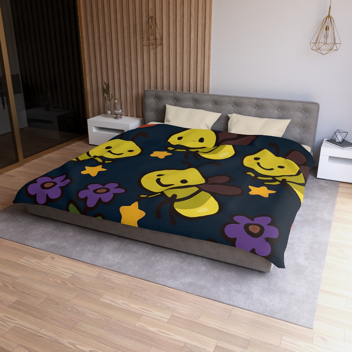 Galaxy Garden Of Singing Fireflies stylish duvet covers