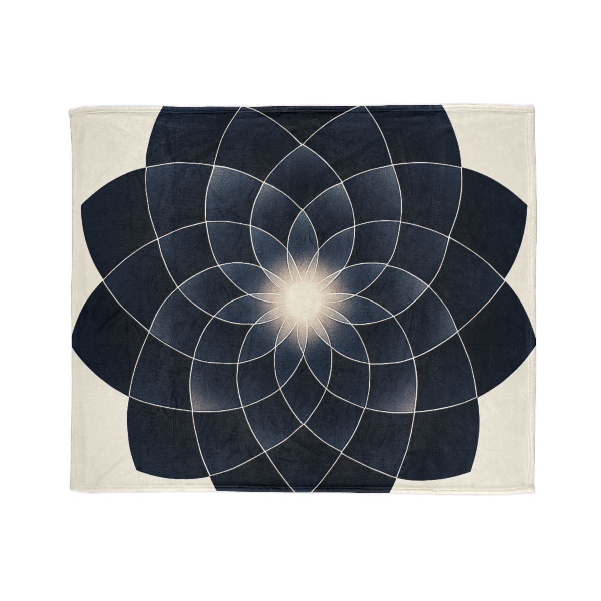 Petal Eclipse Rosette stylish throw blankets