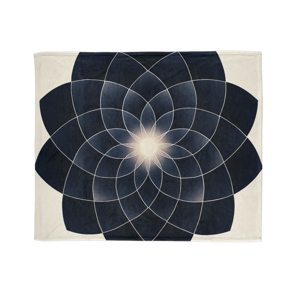 Petal Eclipse Rosette stylish throw blankets