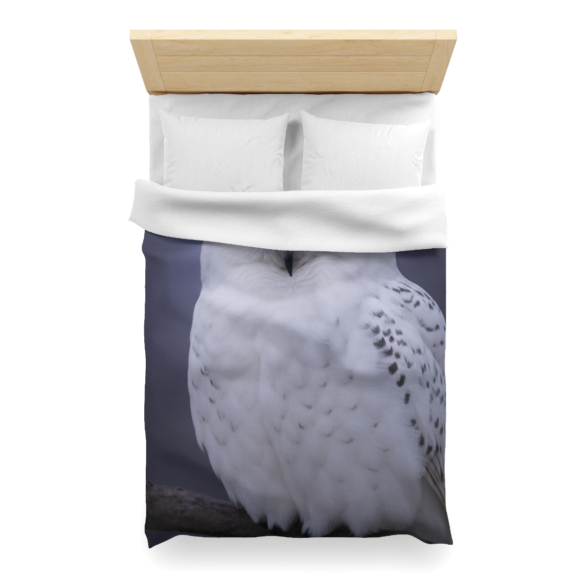 Twilight Watcher Snowy Owl soft comforter duvets