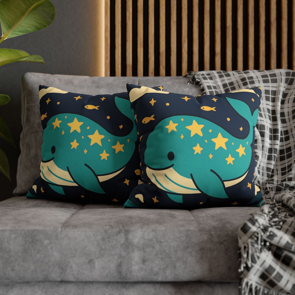 Starwhale Ocean Voyage unique gift pillow cases