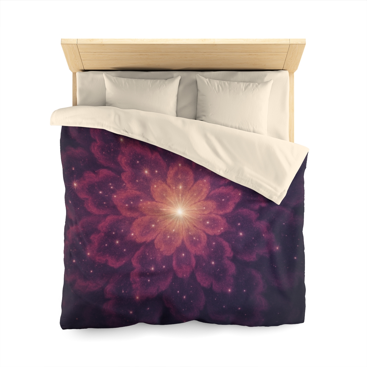 Starburst Fractal Bloom duvets for gifts