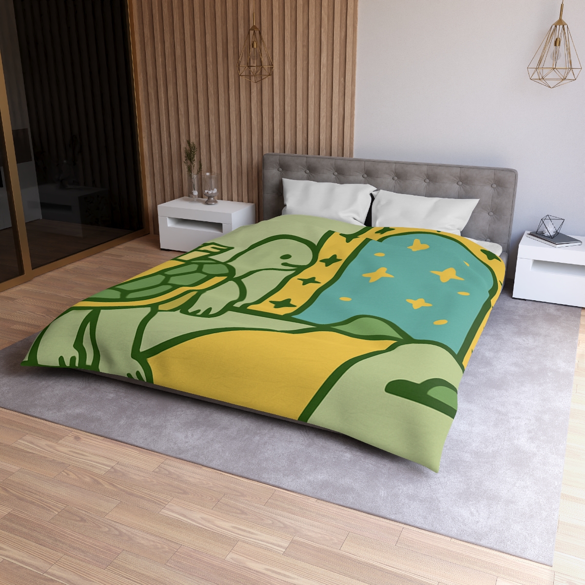 Time-Traveling Tortoise trendy bedroom duvets