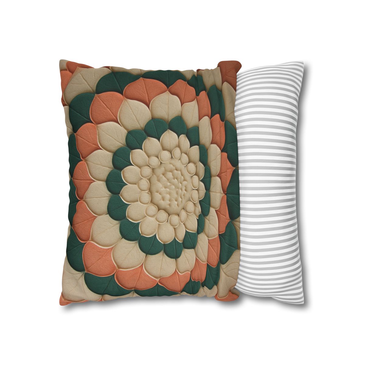 Petal Halo Mosaic designer print pillow cases