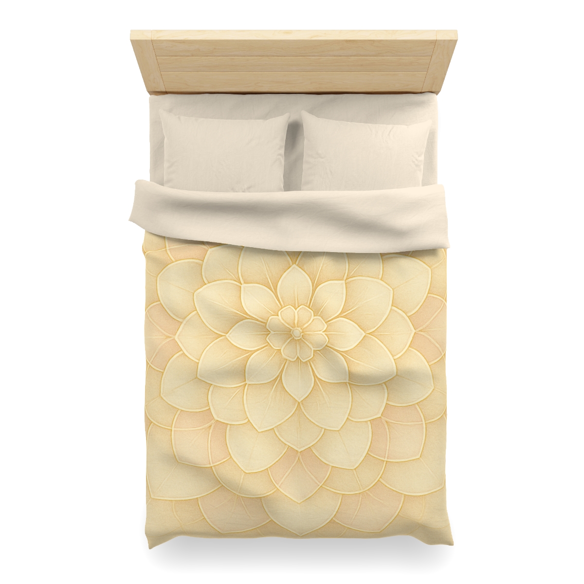 Petal Halo Lattice designer printed duvets