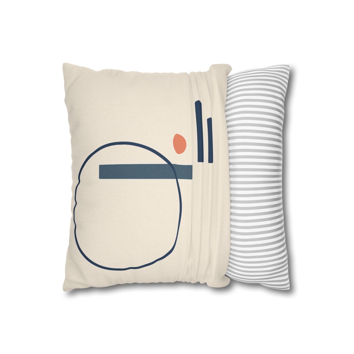 Quiet Orbit With Split Bars soft cotton pillow cases