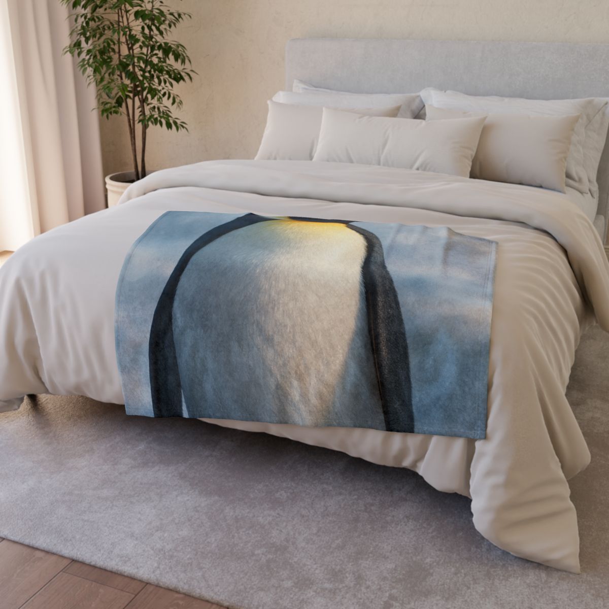 Frost Halo Emperor Penguin warm winter blankets