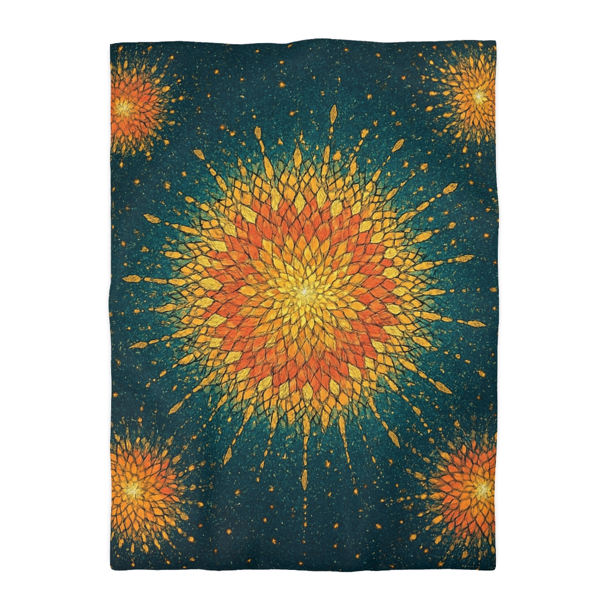 Starburst Mosaic Halo custom duvets