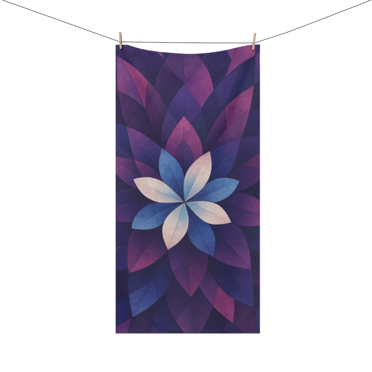 Petal Prism Tessellation personalized bath towels