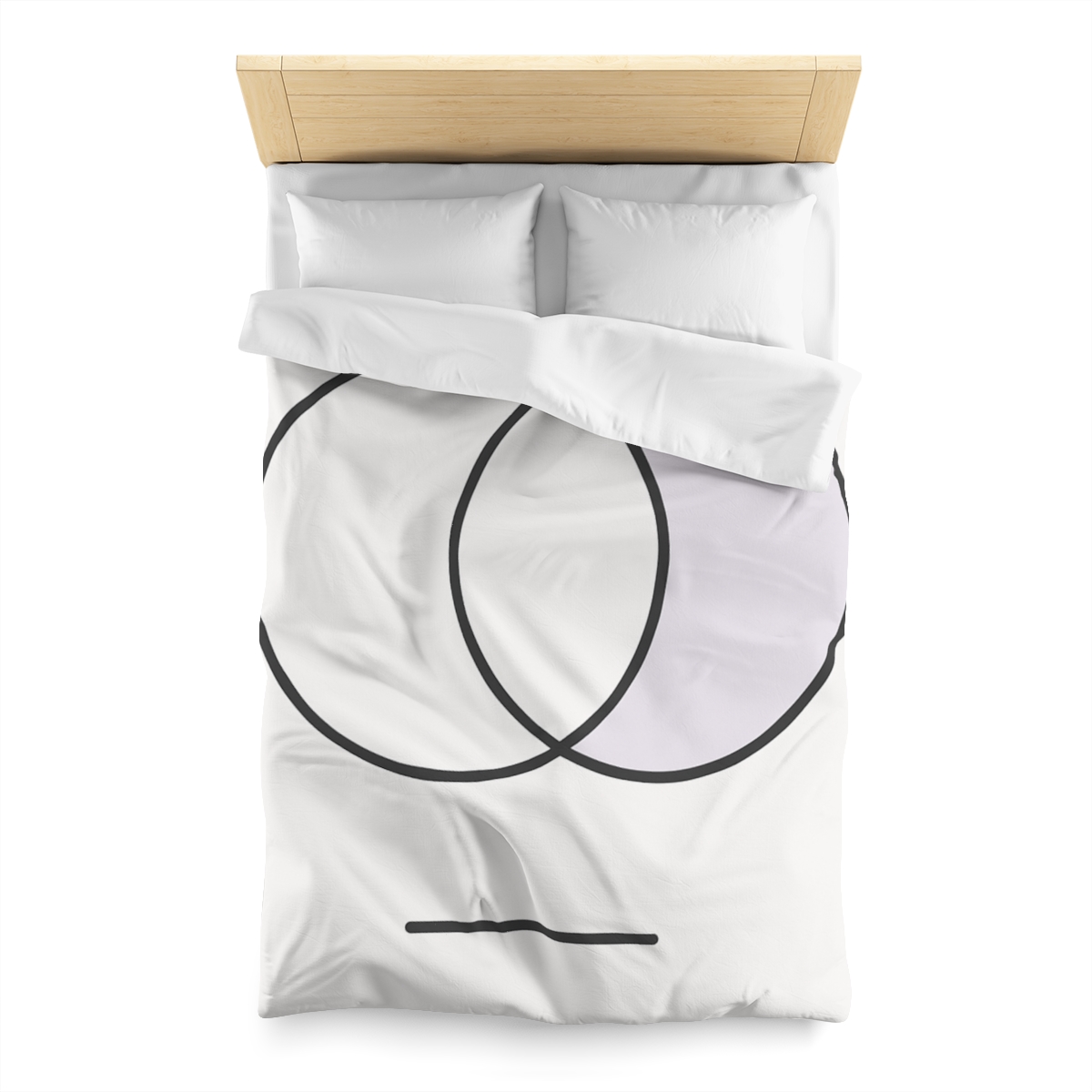 Quiet Eclipse Pairing personalized bedding duvets