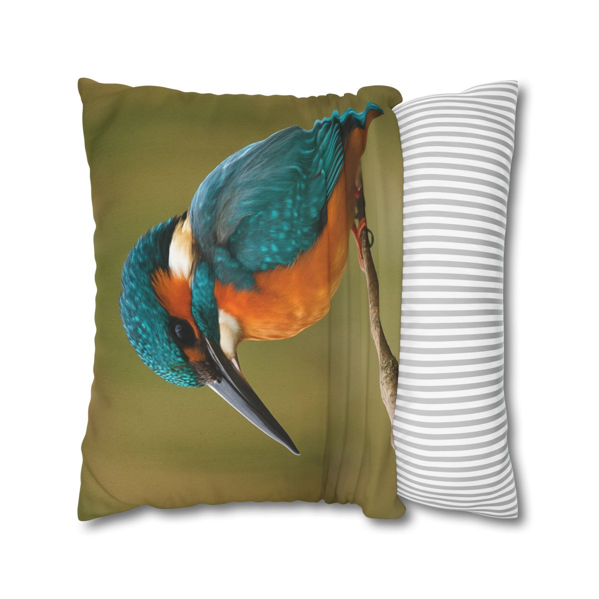 Azure Flash Kingfisher personalized pillow covers