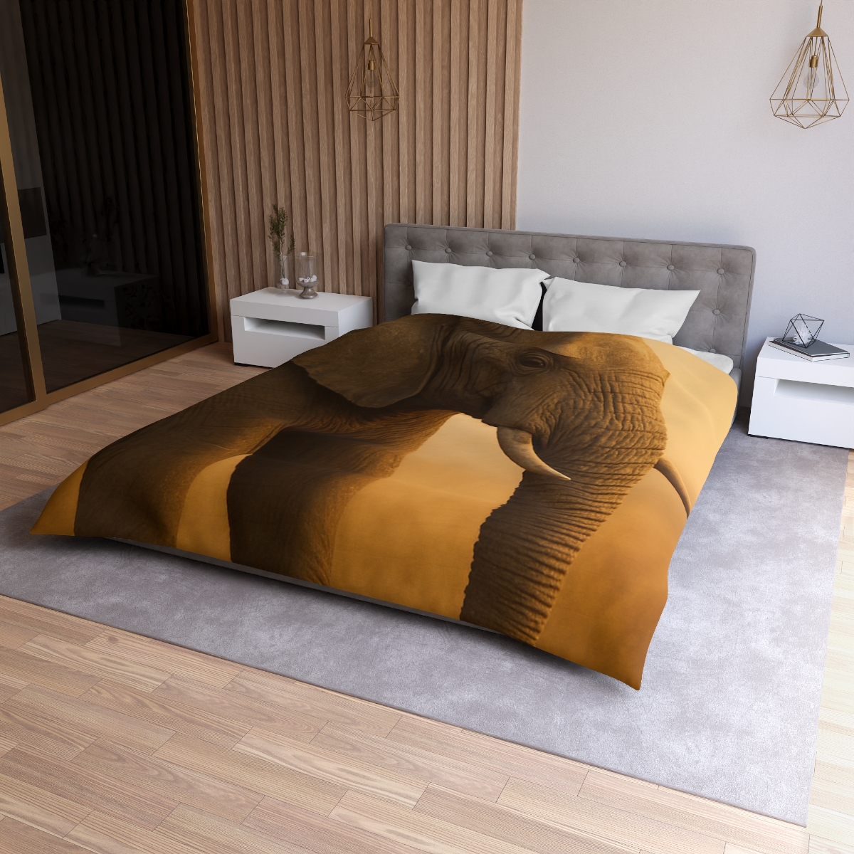 Savannah Sentinel Elephant unique patterned duvets