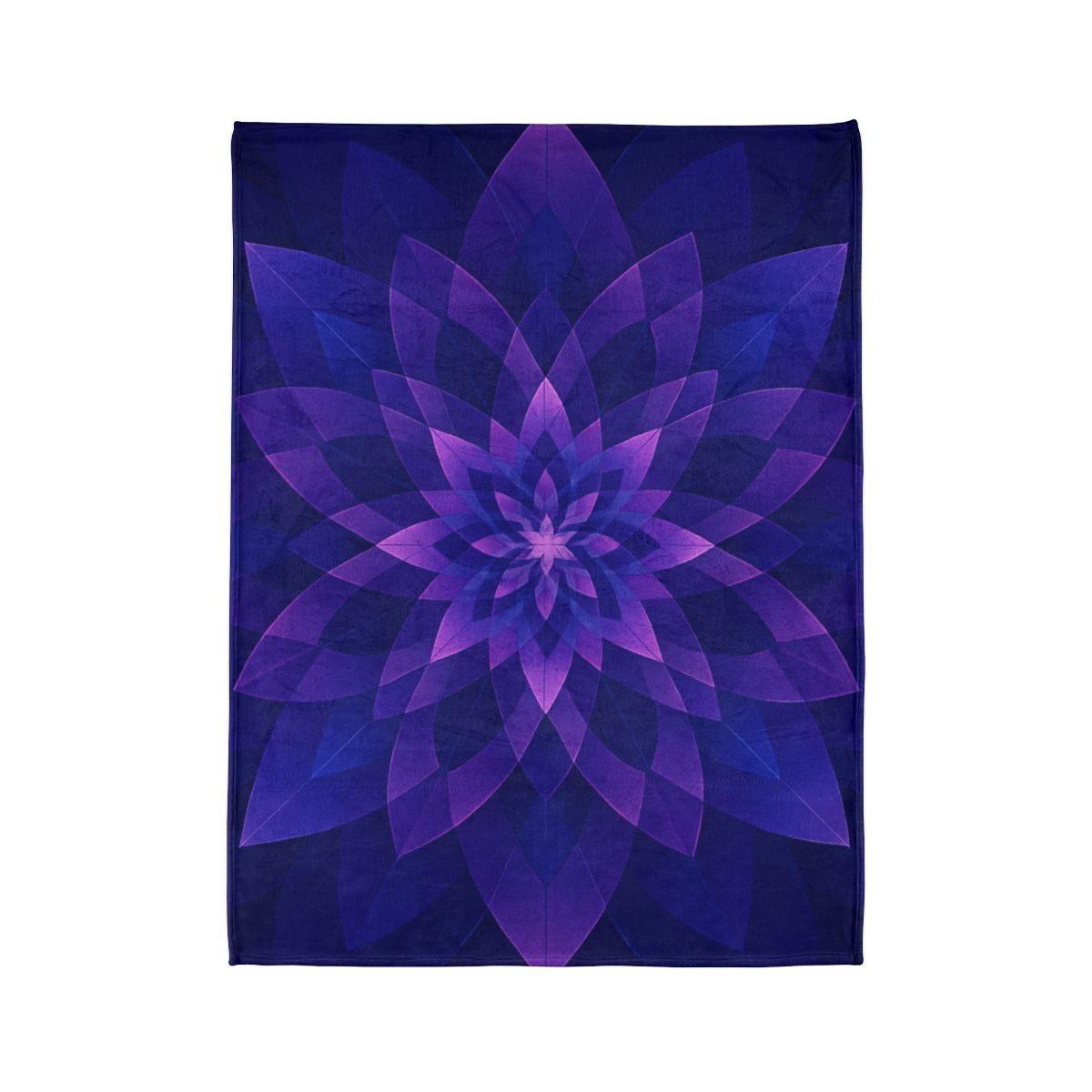Petal Prism Overlap stylish throw blankets