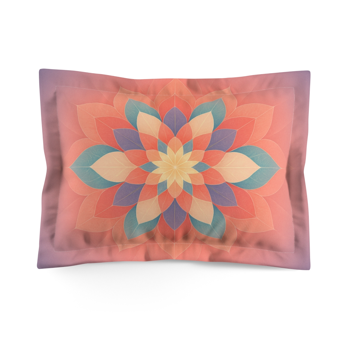 Petal Prism Mandala trendy accent pillows