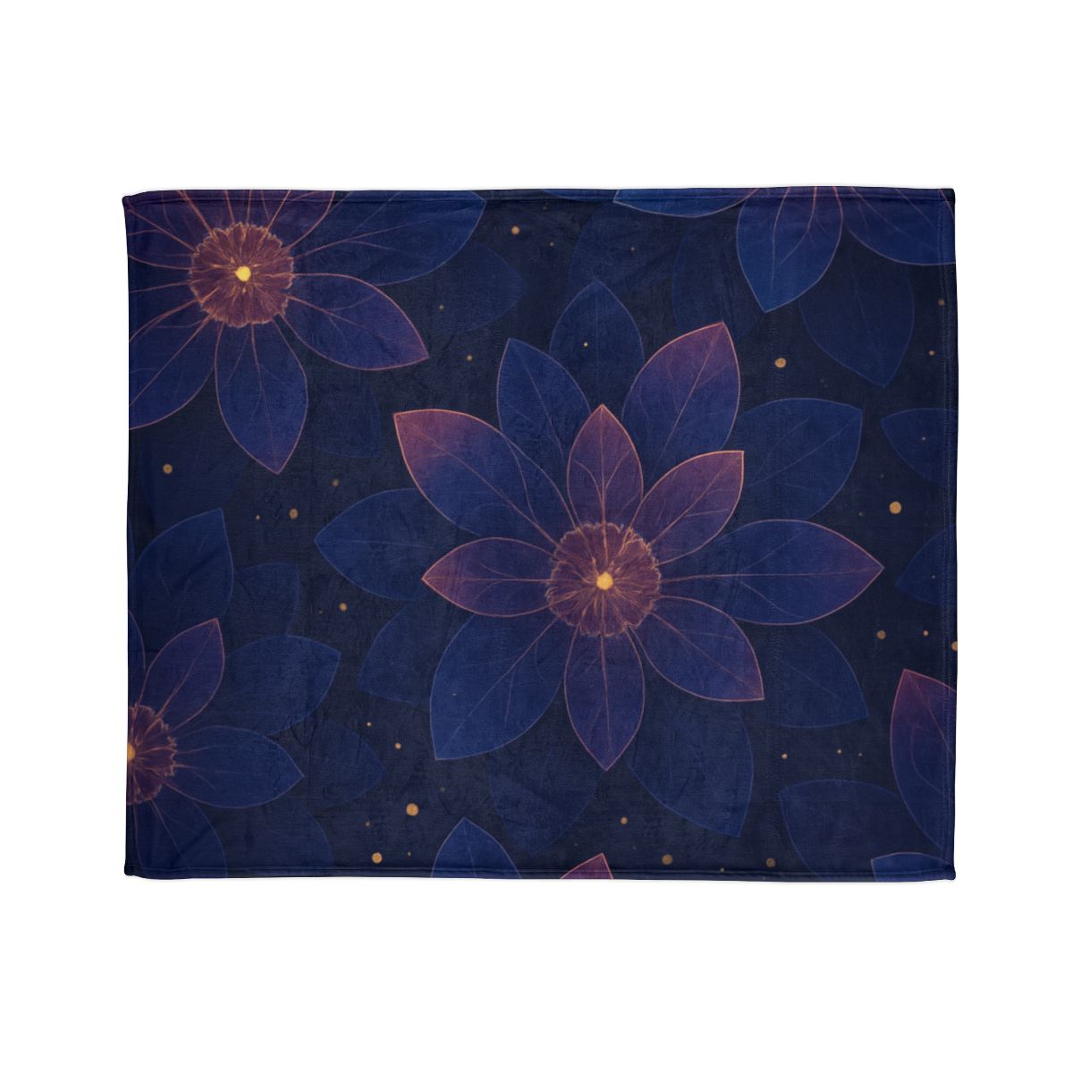 Petal Nebula Tessellation stylish throw blankets