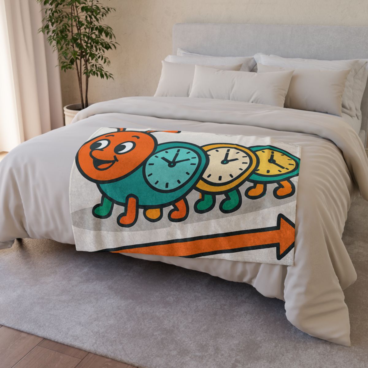 Clockwork Caterpillar Time Trek warm winter blankets