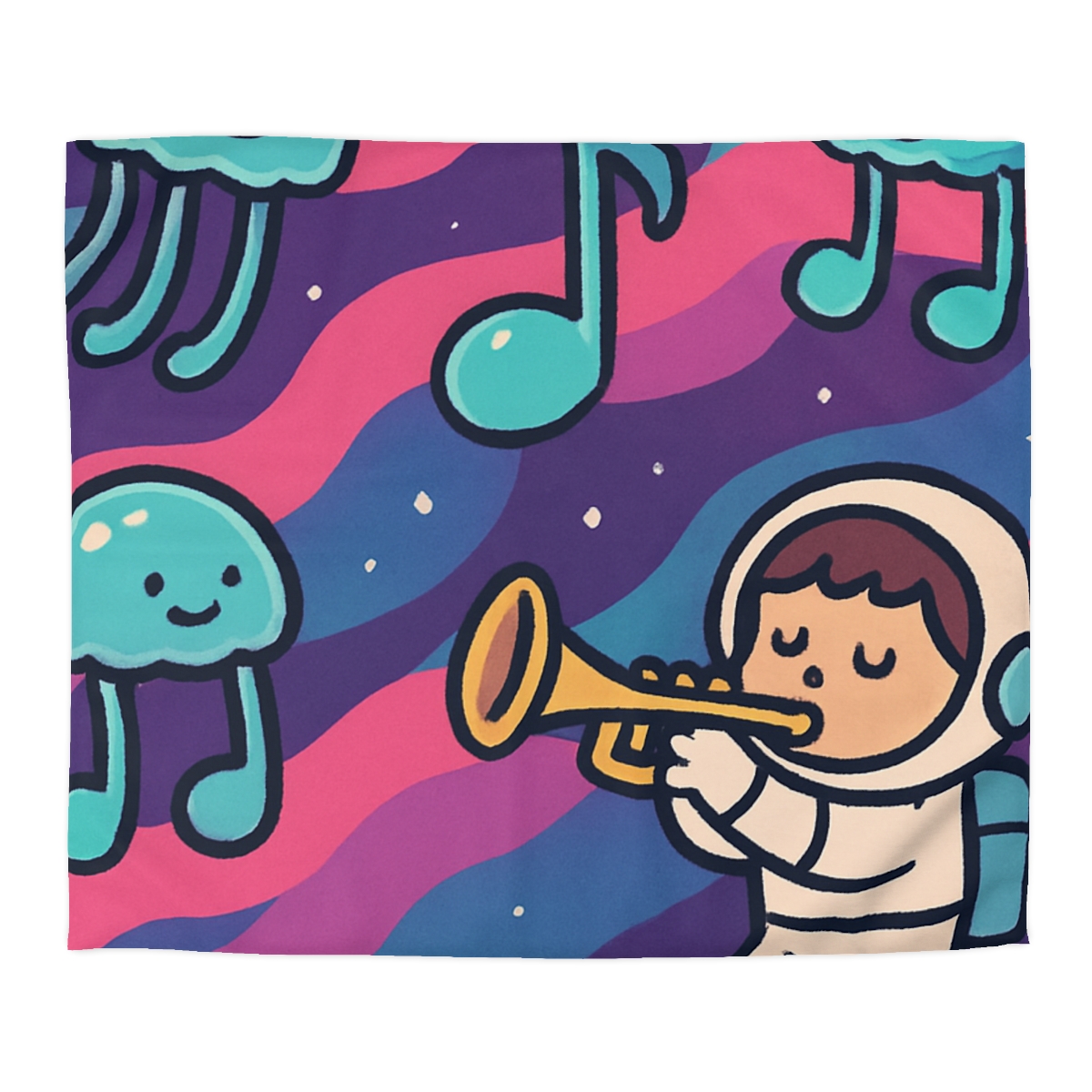 Nebula Jellyfish Orchestra duvets for gifts
