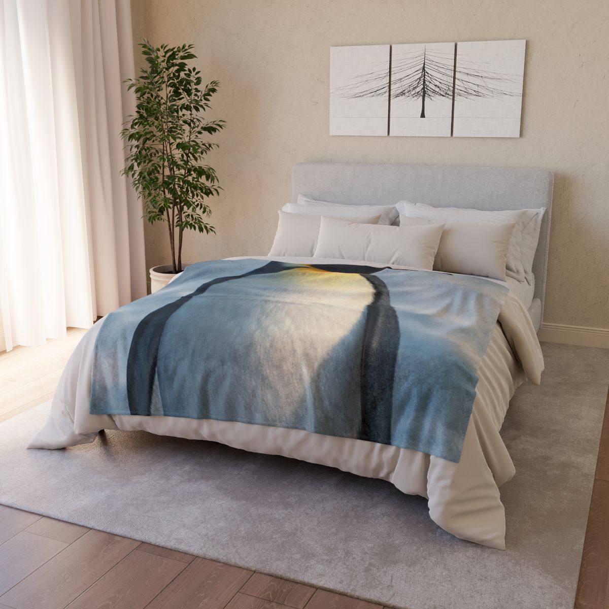 Frost Halo Emperor Penguin warm winter blankets