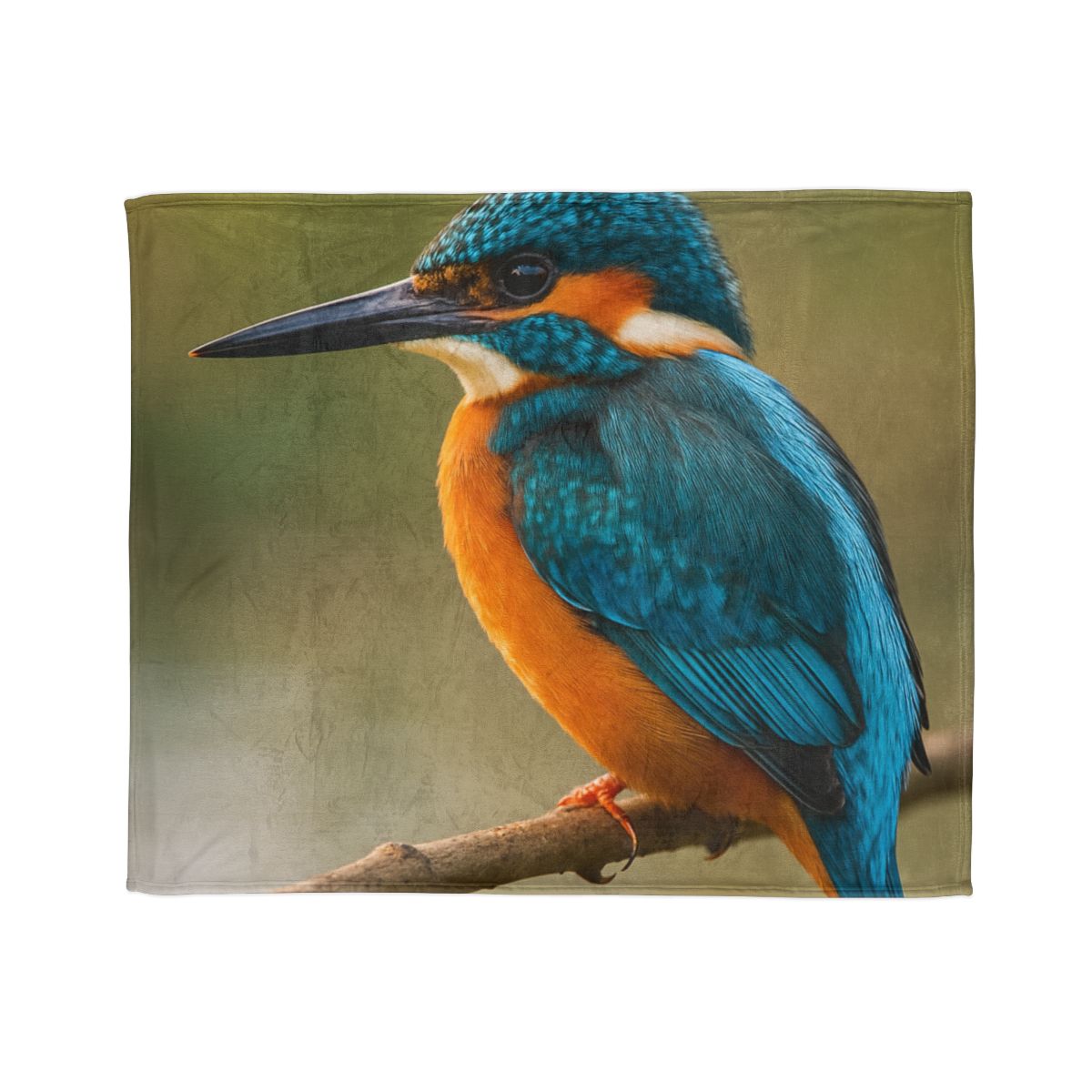 Sapphire Bolt Kingfisher decorative home blankets