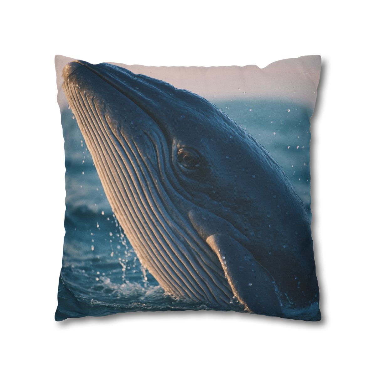 Ocean Song Blue Whale trendy patterned pillow cases