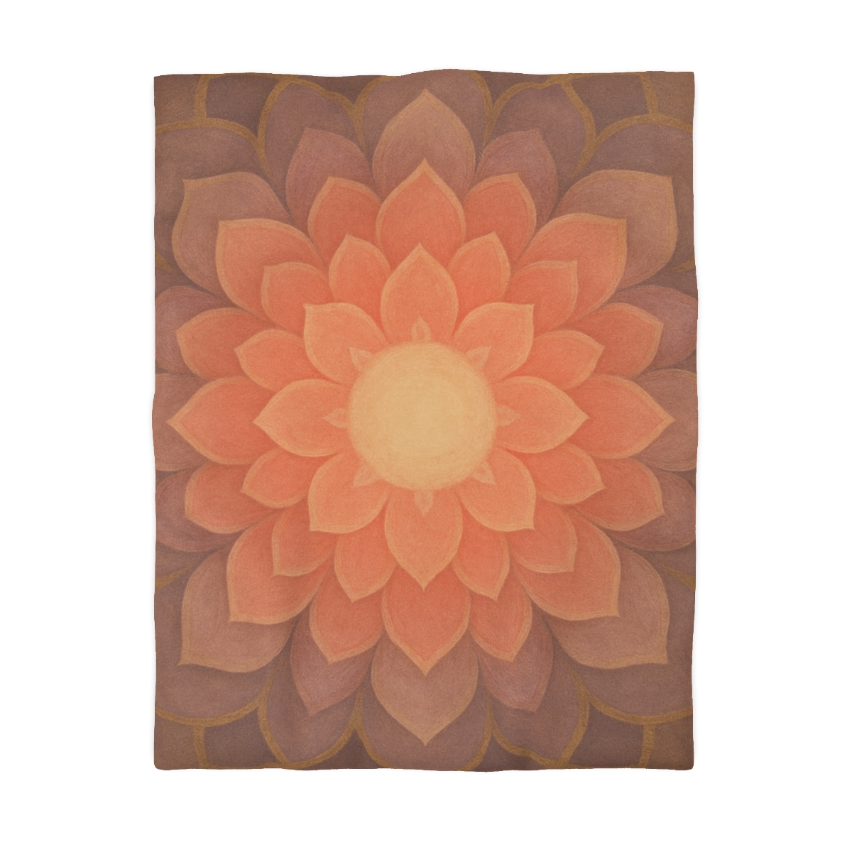 Petal Mandala Overlay trendy bedroom duvets