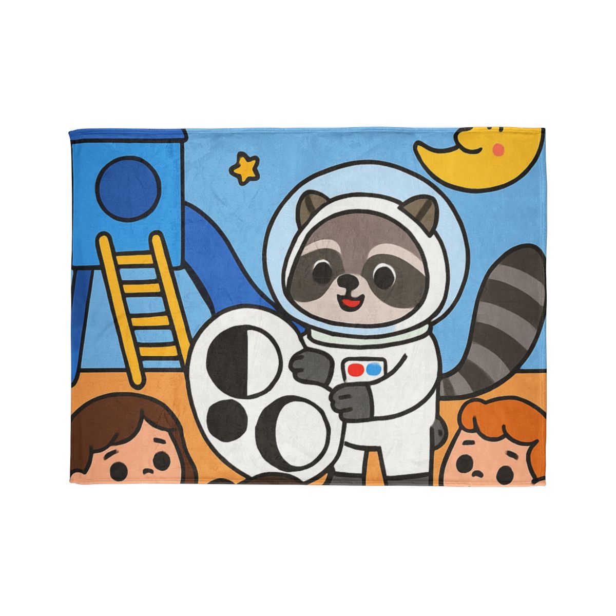 Moon Phase Playground Parade personalized cozy blankets
