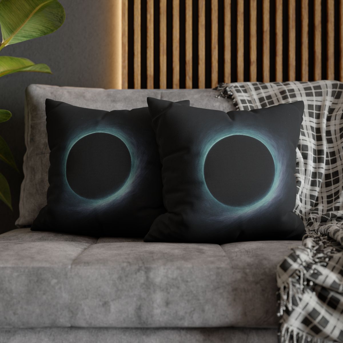 Event Horizon Ink Bloom custom pillow cases