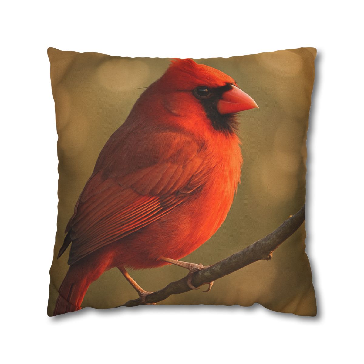 Crimson Pulse Northern Cardinal trendy patterned pillow cases
