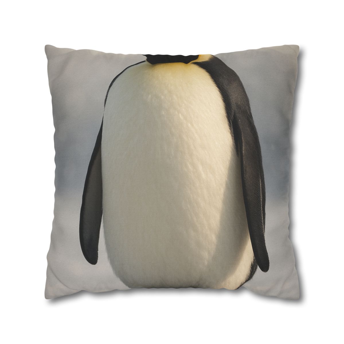 Frost Halo Emperor Penguin personalized pillow covers