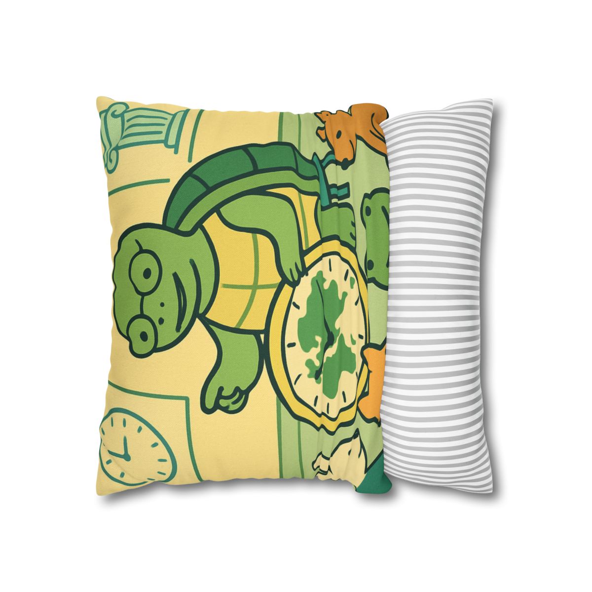 Time-Traveling Turtle School personalized pillow covers