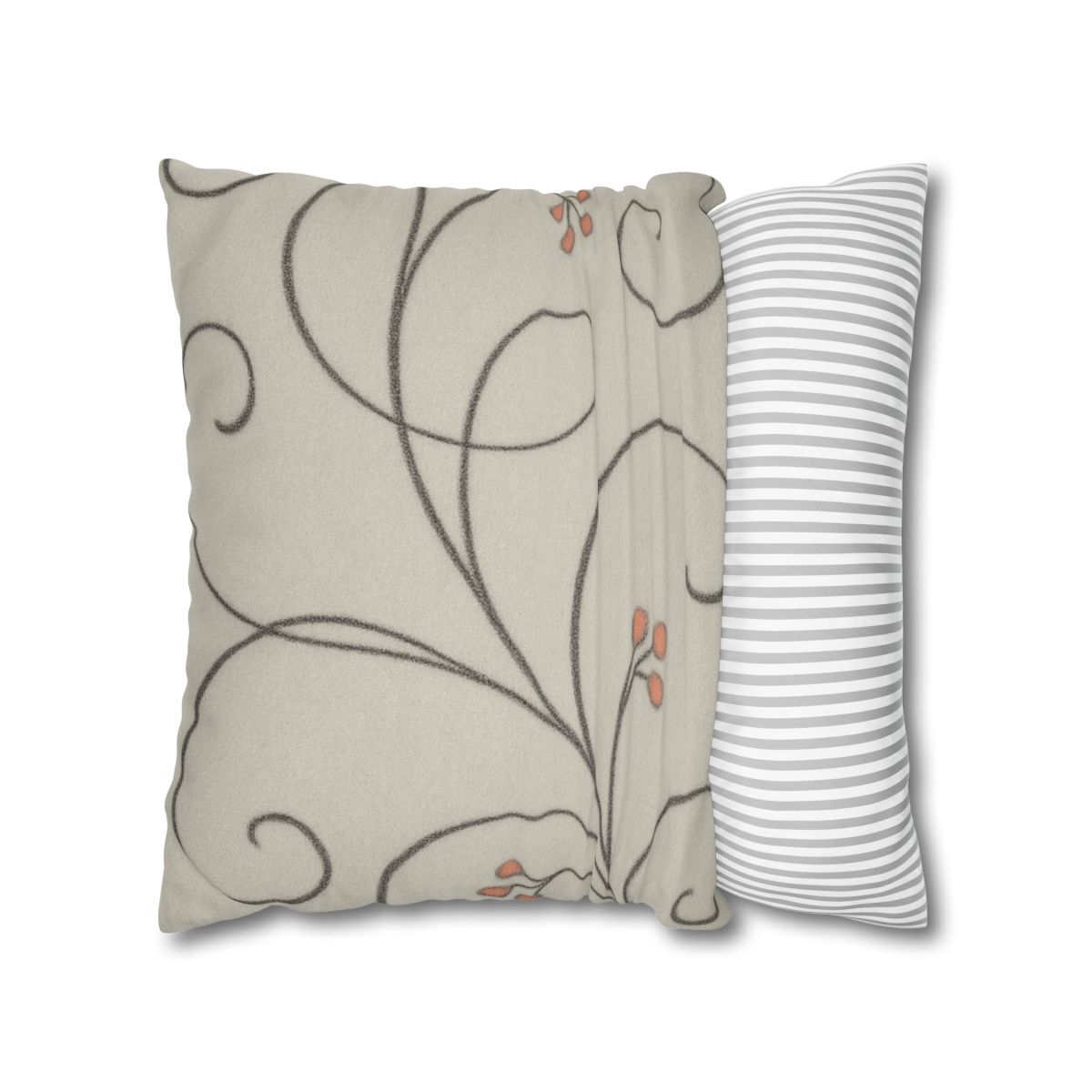 Tendril Lace Panorama personalized pillow covers