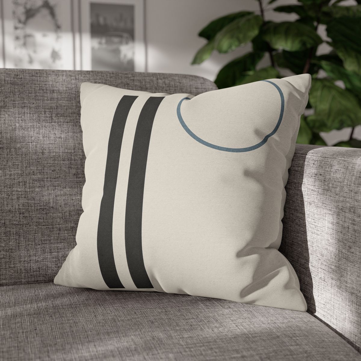 Split Column And Floating Ring designer print pillow cases
