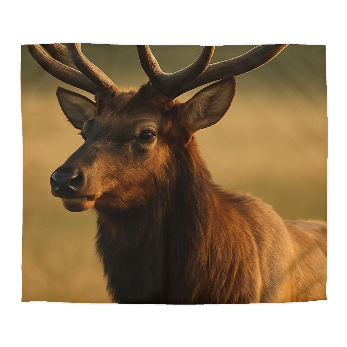 Antler Crown Mountain Elk soft comforter duvets