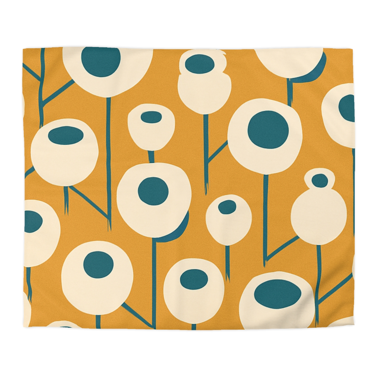 Seed Pod Cluster Grid custom duvets