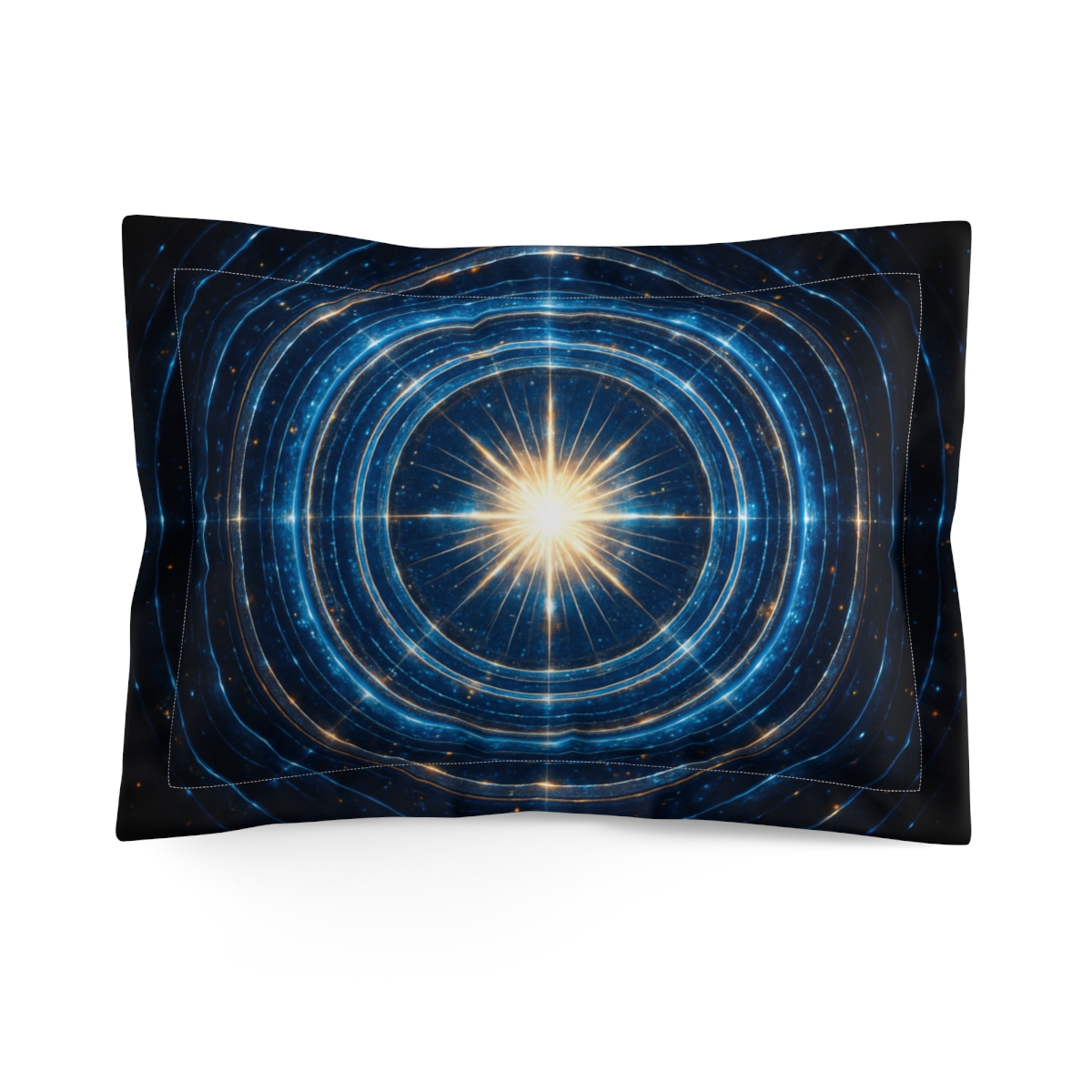 Photon Burst Mandala soft plush pillows