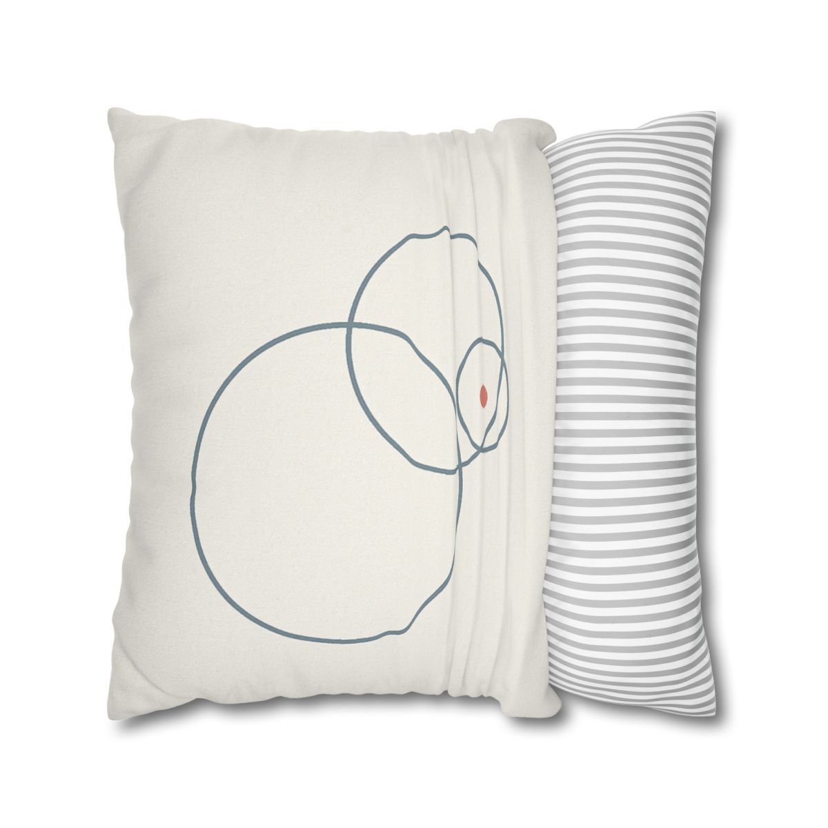Quiet Orbit Of Three Rings stylish decorative pillowcases