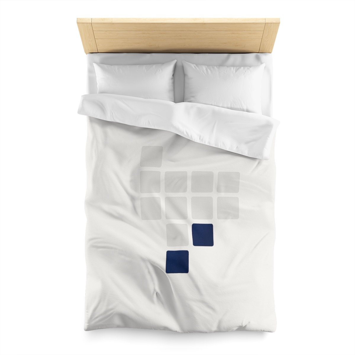 Stepped Constellation Grid designer printed duvets