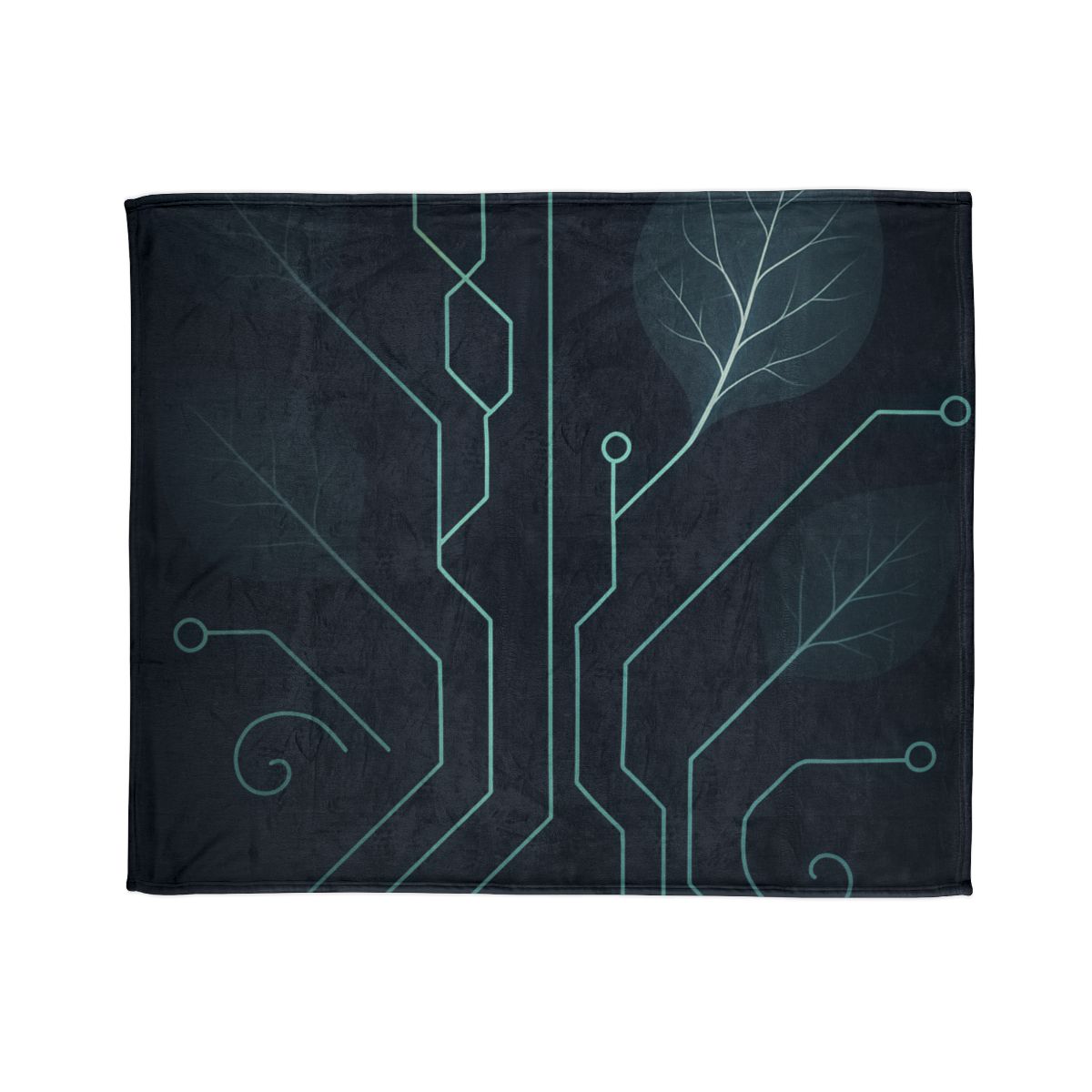 Vine Circuit Filigree soft fleece blankets