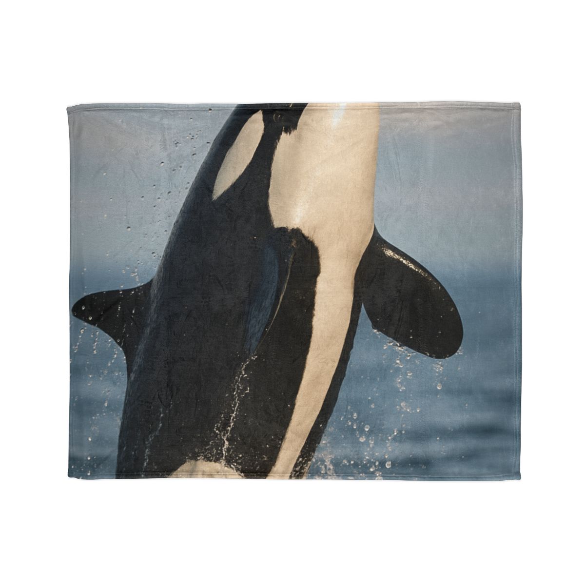 Orca Surface Symphony soft fleece blankets