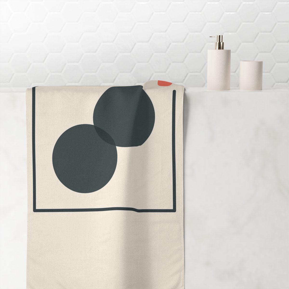 Open Frame With Drifting Pair trendy hand towels