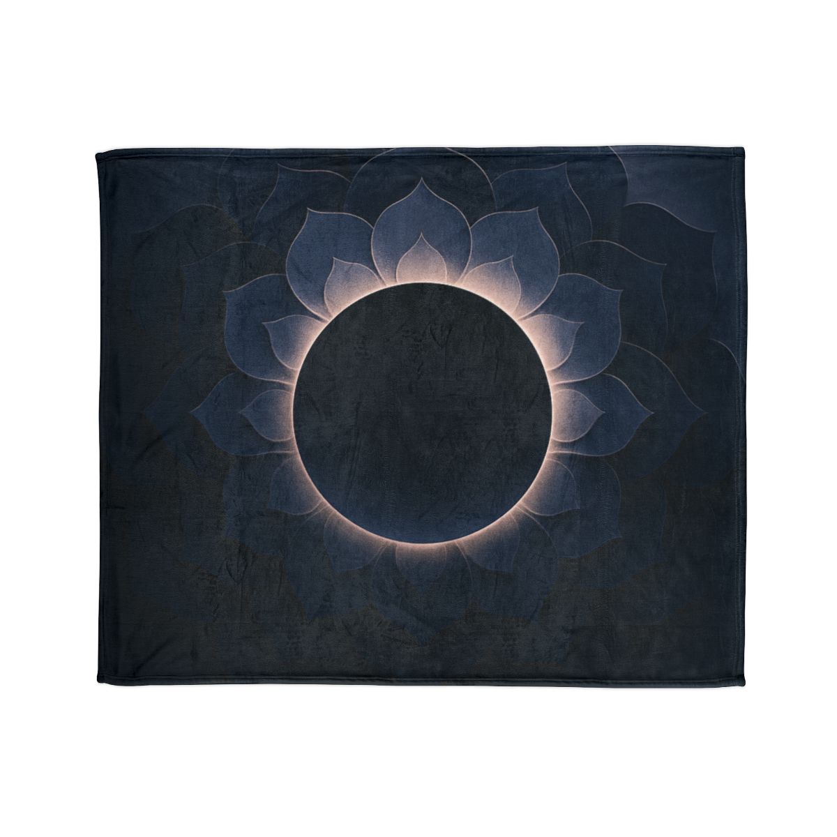 Petal Eclipse Rosette custom blankets
