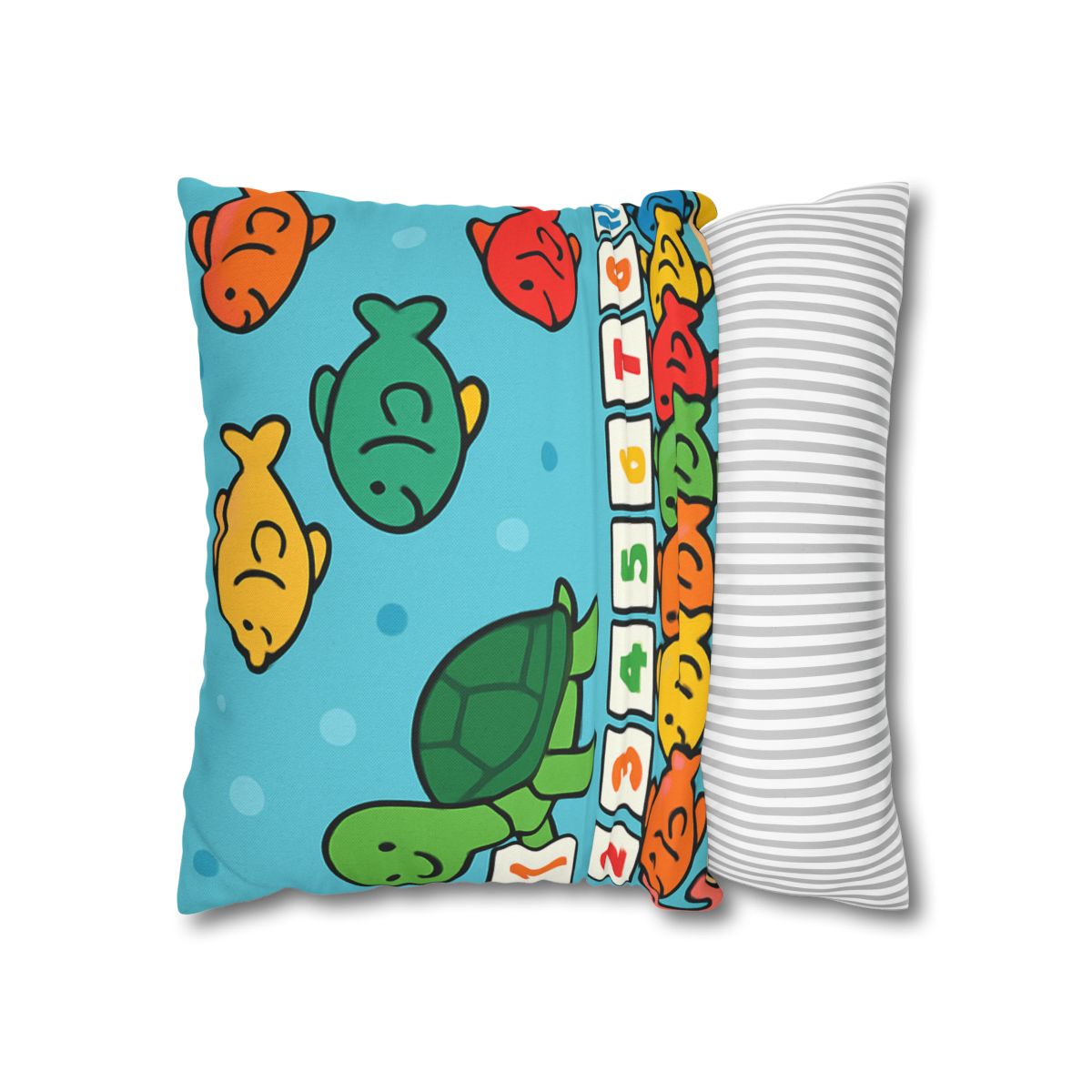 Coral Reef Number Parade personalized pillow covers