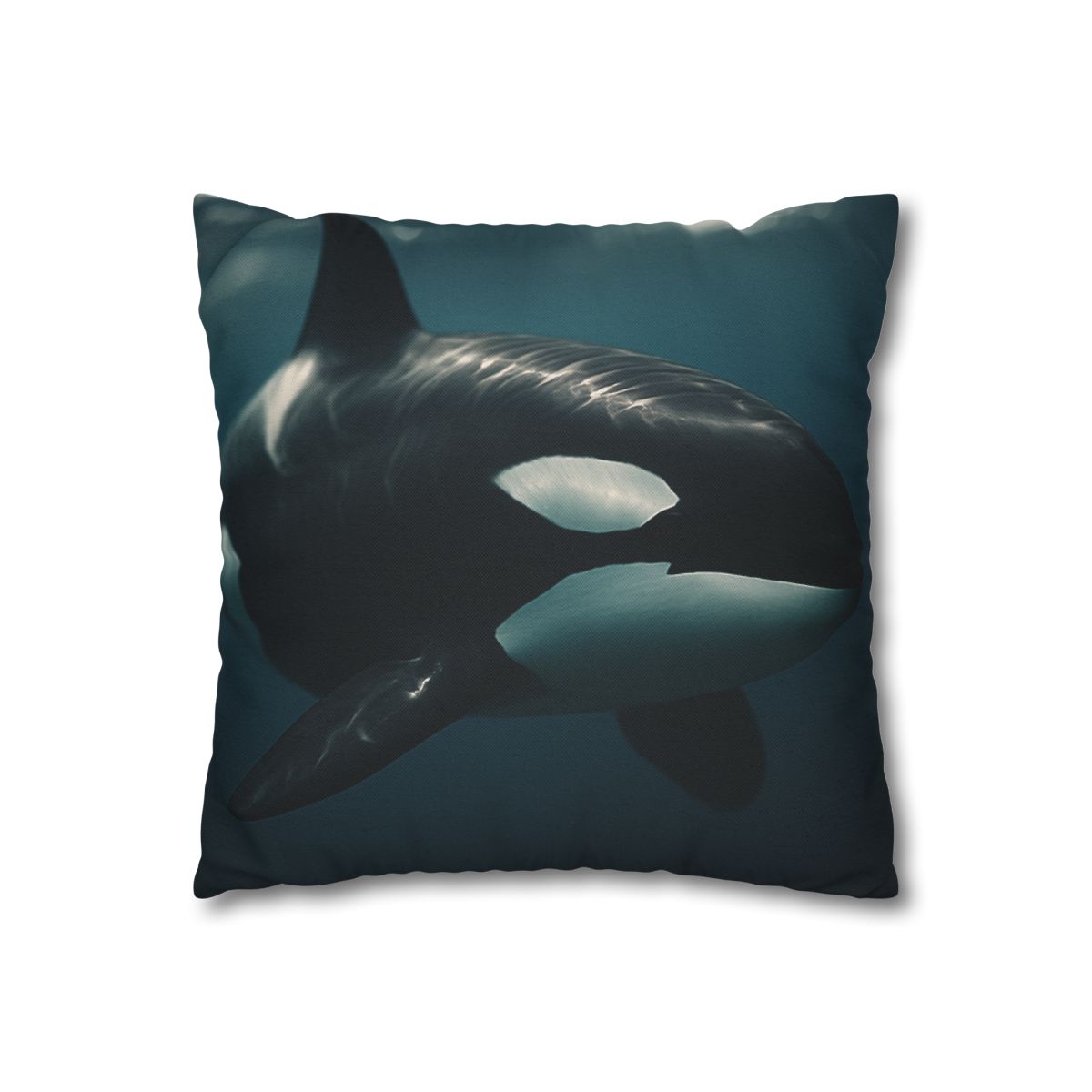 Tidal Shadow Orca soft cotton pillow cases
