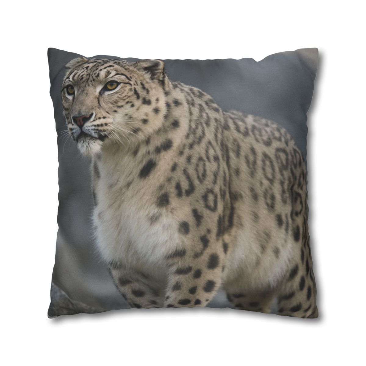 Snow Leopard Silent Summit trendy patterned pillow cases