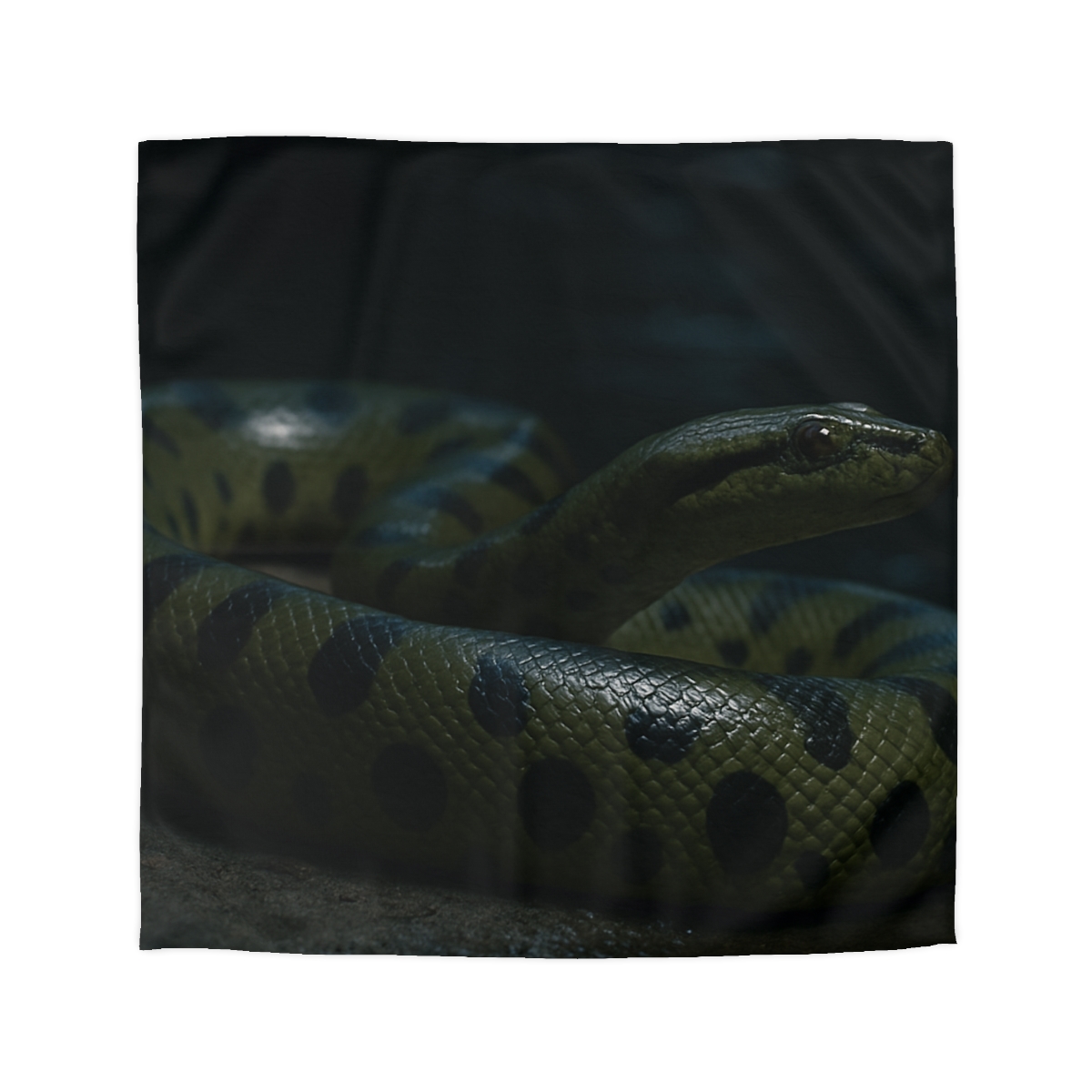 Moonlit Coil Green Anaconda trendy bedroom duvets