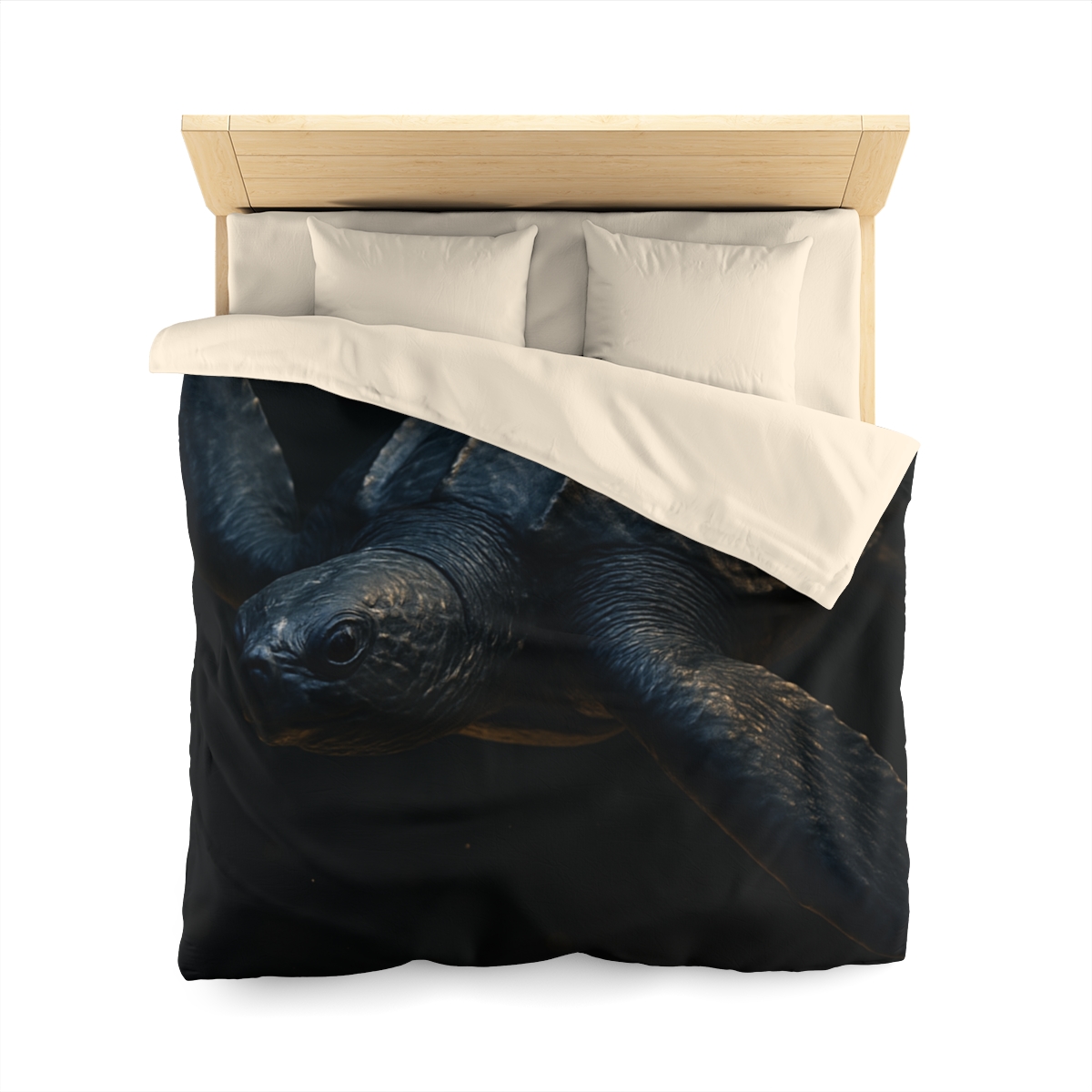 Starlit Drift Leatherback Sea Turtle unique patterned duvets