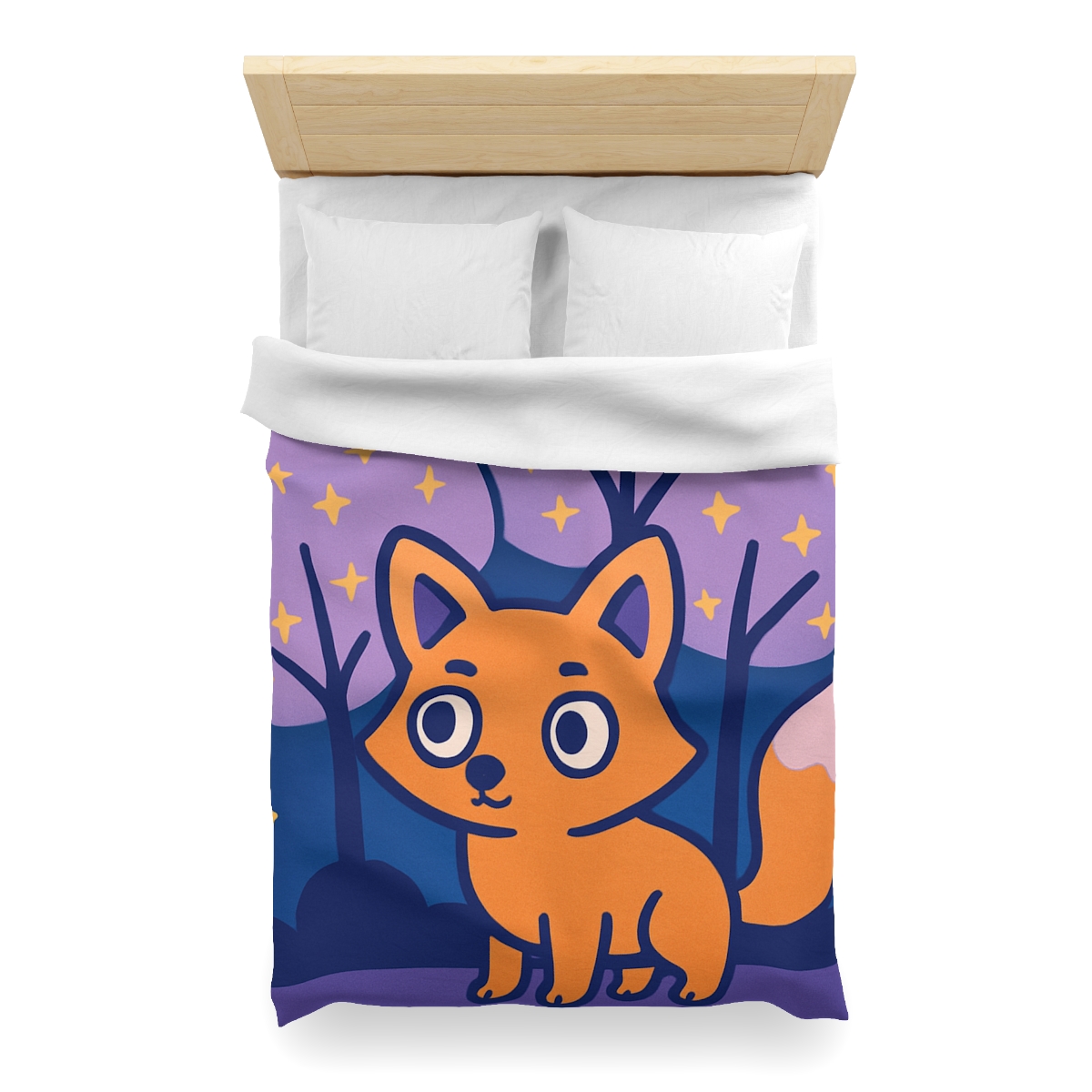Galactic Forest Fox duvets for gifts